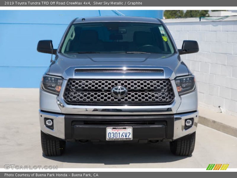 Silver Sky Metallic / Graphite 2019 Toyota Tundra TRD Off Road CrewMax 4x4