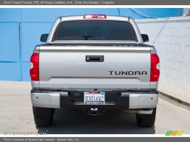Silver Sky Metallic / Graphite 2019 Toyota Tundra TRD Off Road CrewMax 4x4