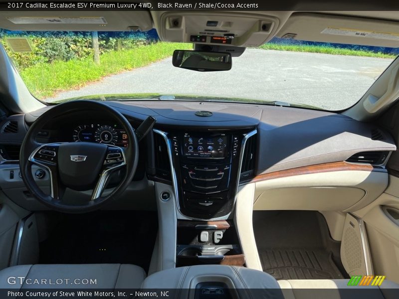 Black Raven / Shale/Cocoa Accents 2017 Cadillac Escalade ESV Premium Luxury 4WD