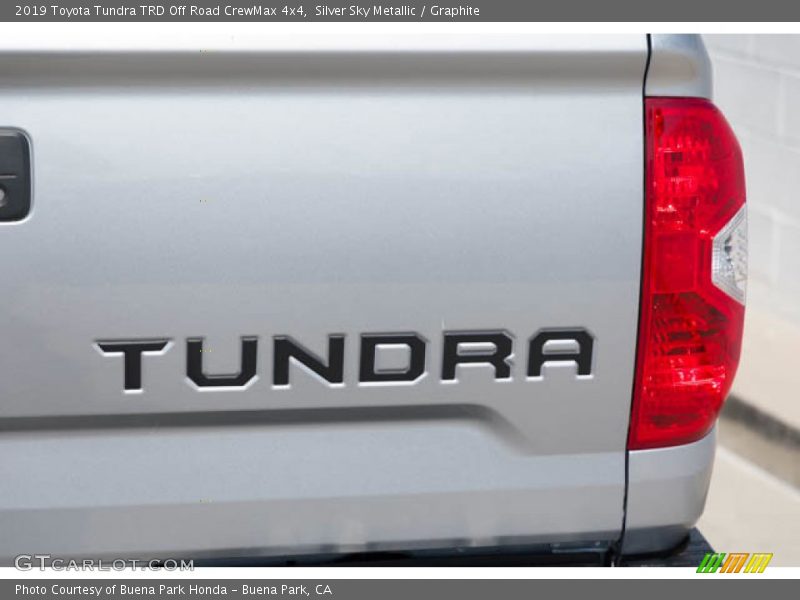 Silver Sky Metallic / Graphite 2019 Toyota Tundra TRD Off Road CrewMax 4x4