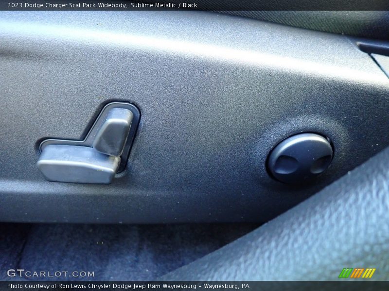 Sublime Metallic / Black 2023 Dodge Charger Scat Pack Widebody