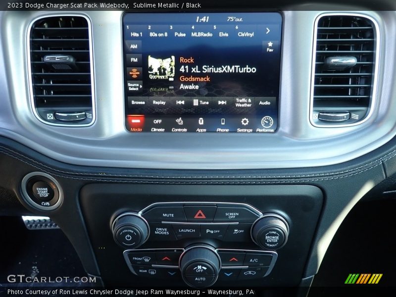Controls of 2023 Charger Scat Pack Widebody