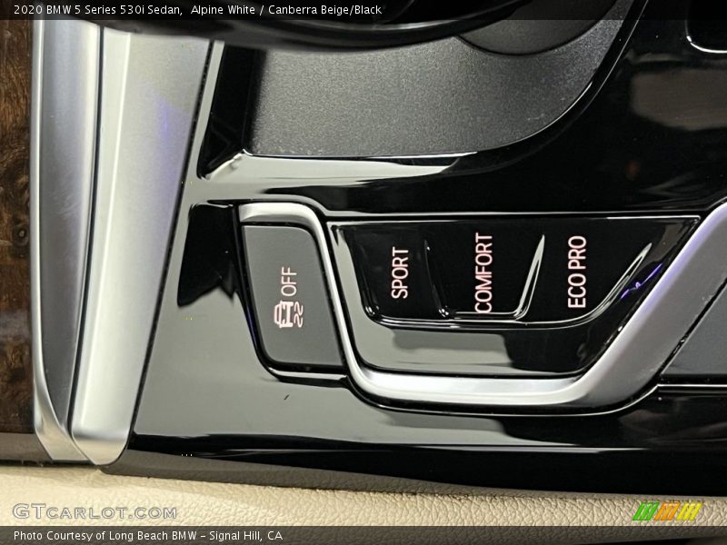 Alpine White / Canberra Beige/Black 2020 BMW 5 Series 530i Sedan