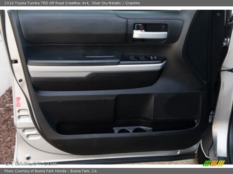Silver Sky Metallic / Graphite 2019 Toyota Tundra TRD Off Road CrewMax 4x4