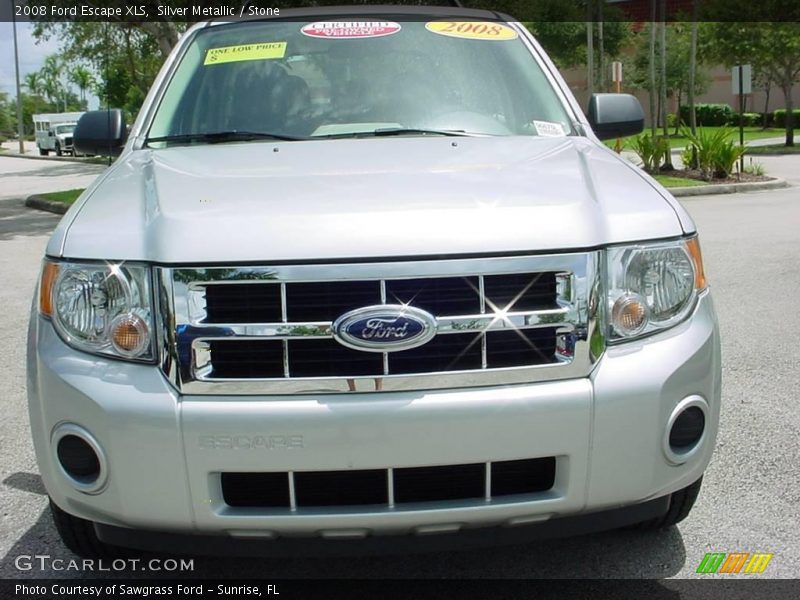 Silver Metallic / Stone 2008 Ford Escape XLS