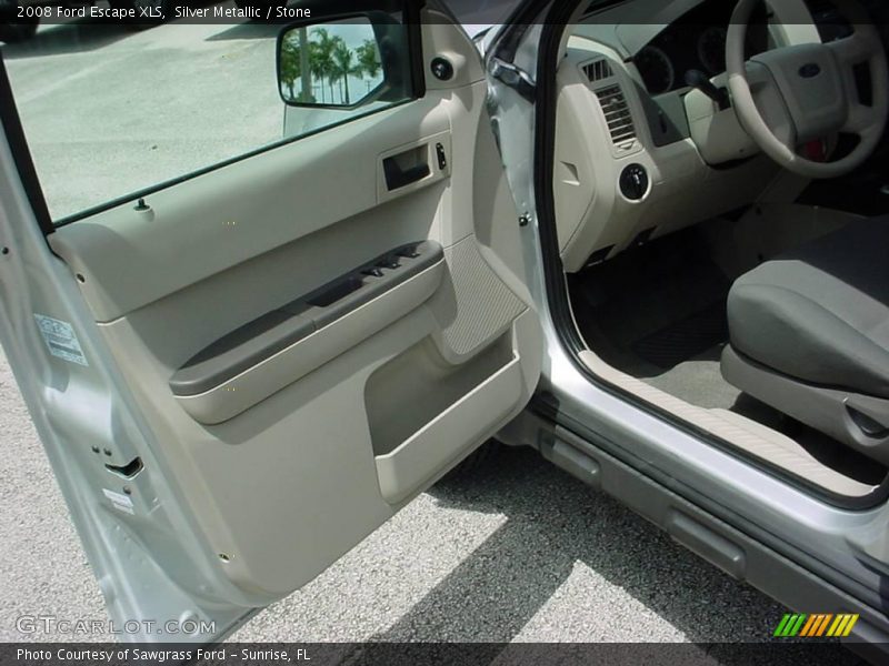 Silver Metallic / Stone 2008 Ford Escape XLS