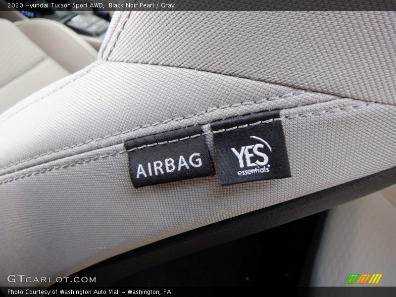 Black Noir Pearl / Gray 2020 Hyundai Tucson Sport AWD