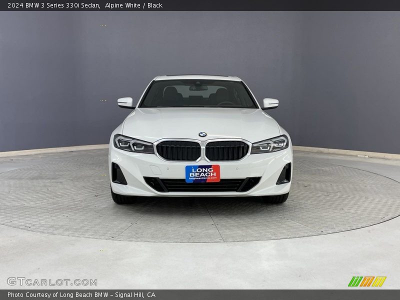 Alpine White / Black 2024 BMW 3 Series 330i Sedan