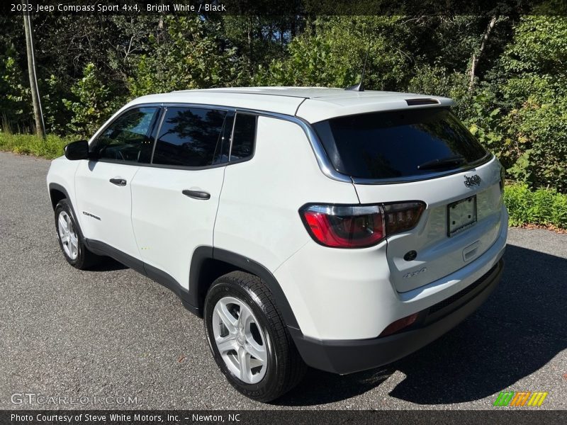 Bright White / Black 2023 Jeep Compass Sport 4x4