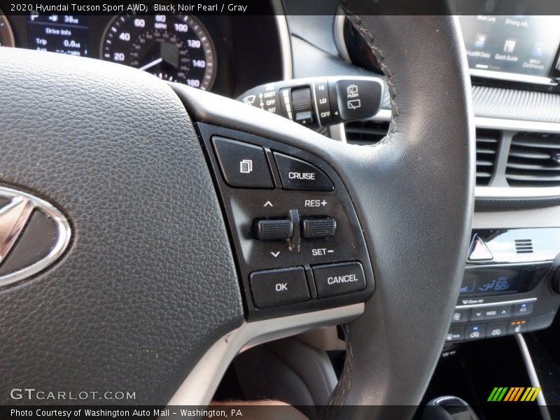 Black Noir Pearl / Gray 2020 Hyundai Tucson Sport AWD