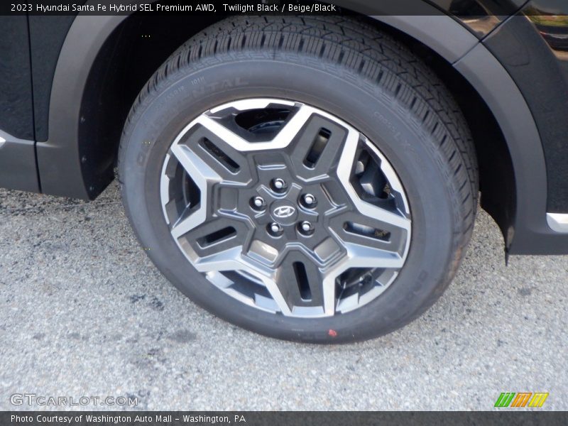 Twilight Black / Beige/Black 2023 Hyundai Santa Fe Hybrid SEL Premium AWD