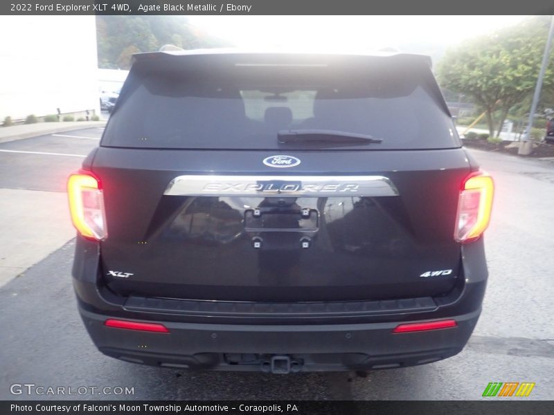 Agate Black Metallic / Ebony 2022 Ford Explorer XLT 4WD
