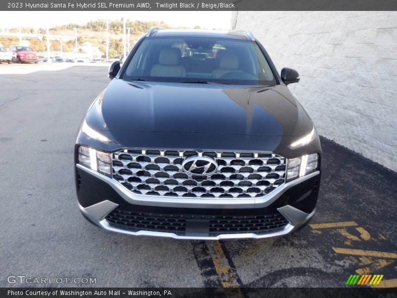 Twilight Black / Beige/Black 2023 Hyundai Santa Fe Hybrid SEL Premium AWD