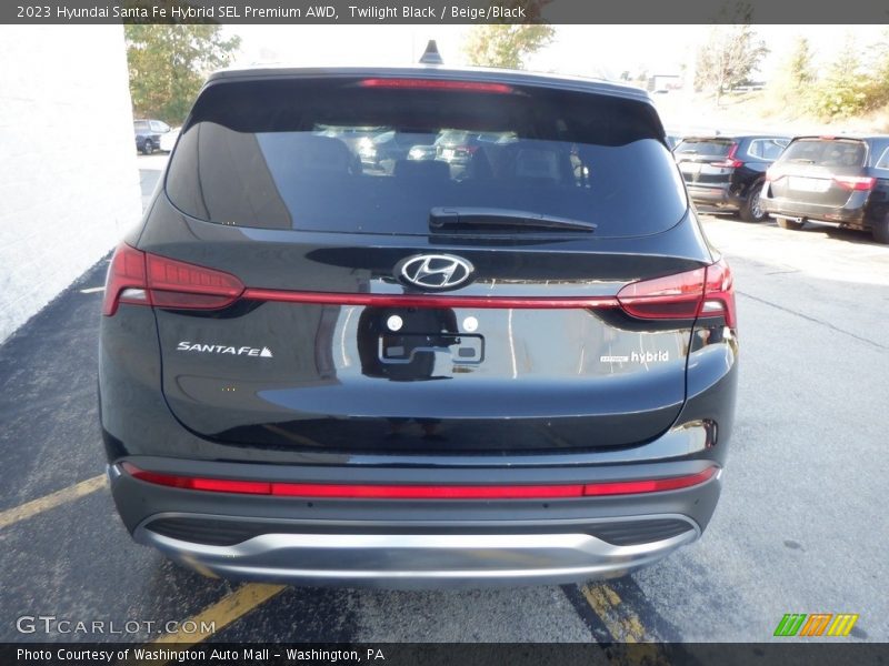Twilight Black / Beige/Black 2023 Hyundai Santa Fe Hybrid SEL Premium AWD