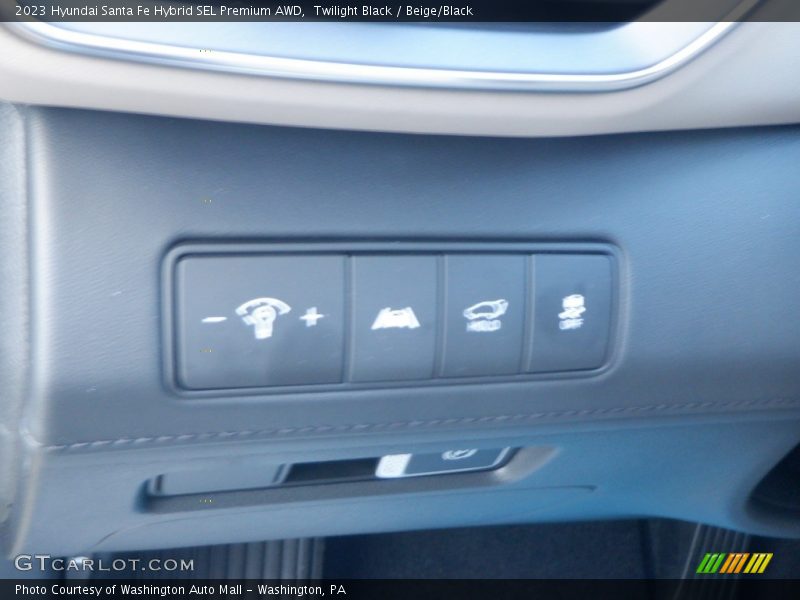 Twilight Black / Beige/Black 2023 Hyundai Santa Fe Hybrid SEL Premium AWD