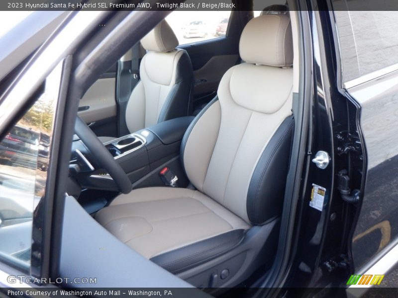 Twilight Black / Beige/Black 2023 Hyundai Santa Fe Hybrid SEL Premium AWD