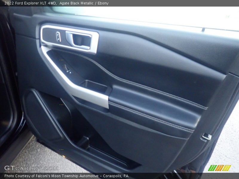 Agate Black Metallic / Ebony 2022 Ford Explorer XLT 4WD