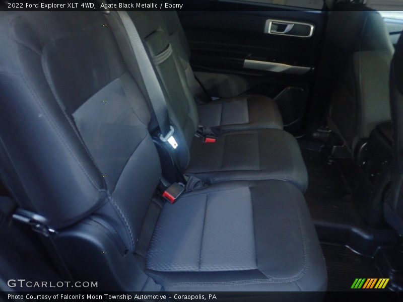 Agate Black Metallic / Ebony 2022 Ford Explorer XLT 4WD