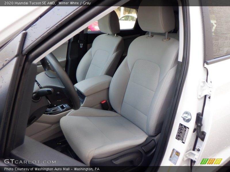 Winter White / Gray 2020 Hyundai Tucson SE AWD