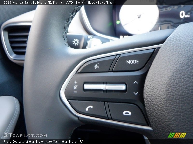 Twilight Black / Beige/Black 2023 Hyundai Santa Fe Hybrid SEL Premium AWD