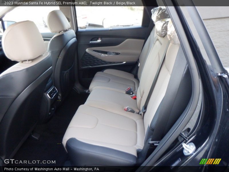 Twilight Black / Beige/Black 2023 Hyundai Santa Fe Hybrid SEL Premium AWD