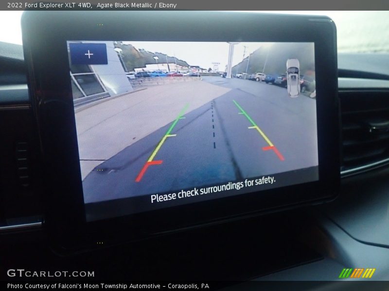 Agate Black Metallic / Ebony 2022 Ford Explorer XLT 4WD