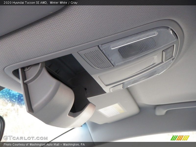 Winter White / Gray 2020 Hyundai Tucson SE AWD