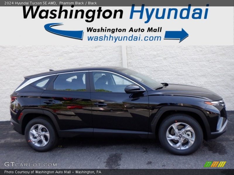 Phantom Black / Black 2024 Hyundai Tucson SE AWD