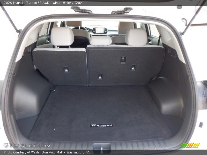 Winter White / Gray 2020 Hyundai Tucson SE AWD