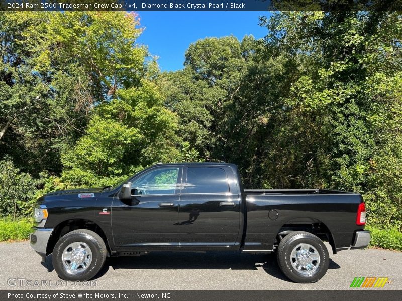 Diamond Black Crystal Pearl / Black 2024 Ram 2500 Tradesman Crew Cab 4x4