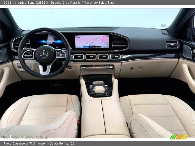 Dashboard of 2021 GLE 350