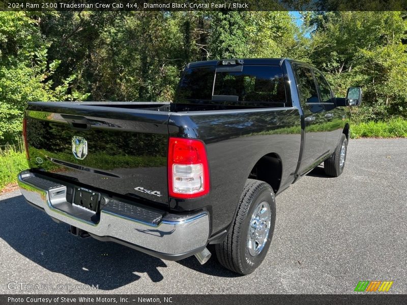 Diamond Black Crystal Pearl / Black 2024 Ram 2500 Tradesman Crew Cab 4x4