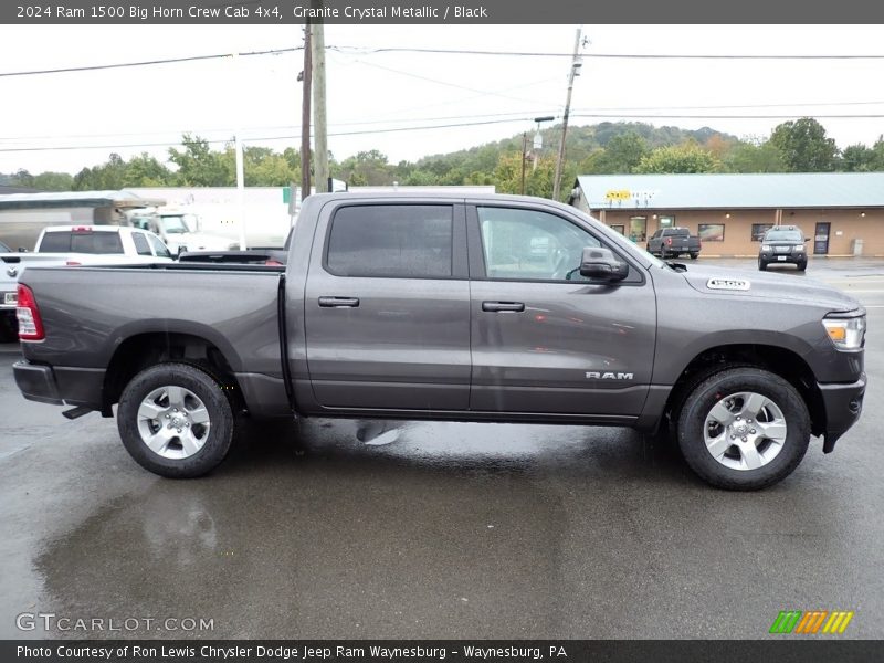 Granite Crystal Metallic / Black 2024 Ram 1500 Big Horn Crew Cab 4x4