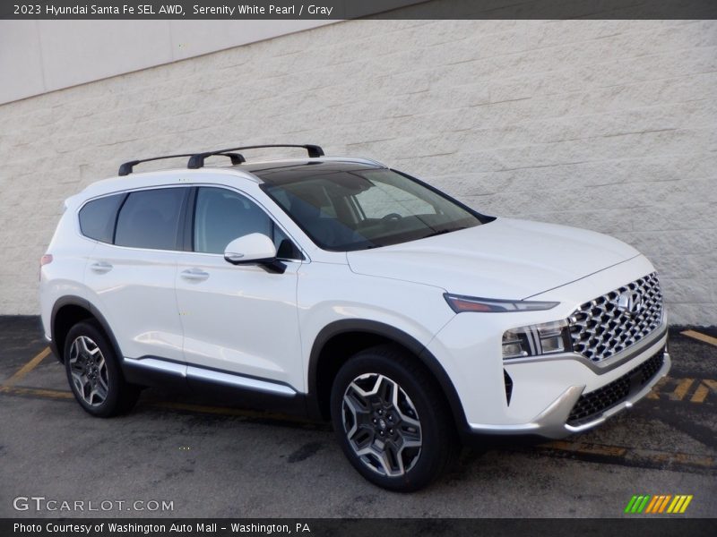 Front 3/4 View of 2023 Santa Fe SEL AWD