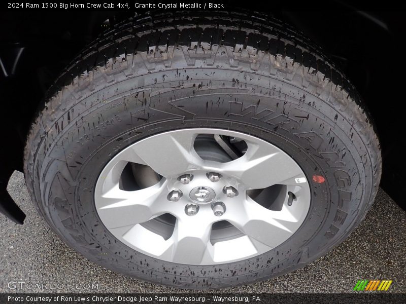 Granite Crystal Metallic / Black 2024 Ram 1500 Big Horn Crew Cab 4x4