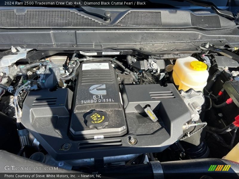 Diamond Black Crystal Pearl / Black 2024 Ram 2500 Tradesman Crew Cab 4x4