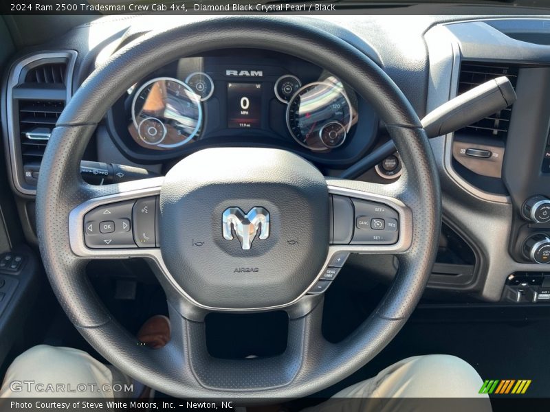 Diamond Black Crystal Pearl / Black 2024 Ram 2500 Tradesman Crew Cab 4x4