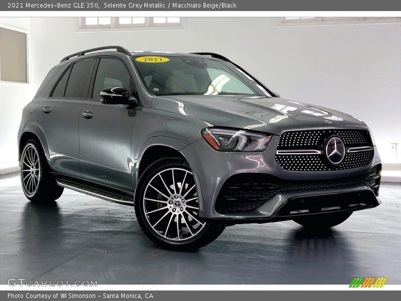 Front 3/4 View of 2021 GLE 350
