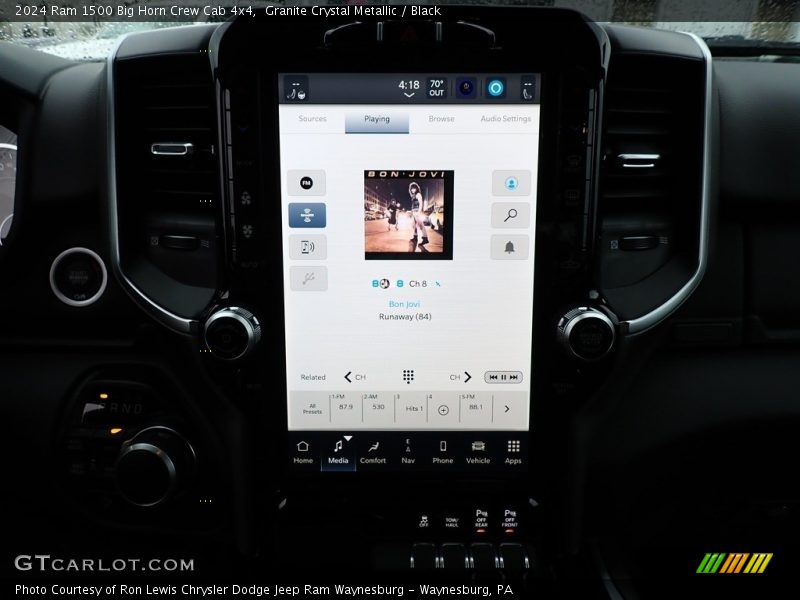 Granite Crystal Metallic / Black 2024 Ram 1500 Big Horn Crew Cab 4x4