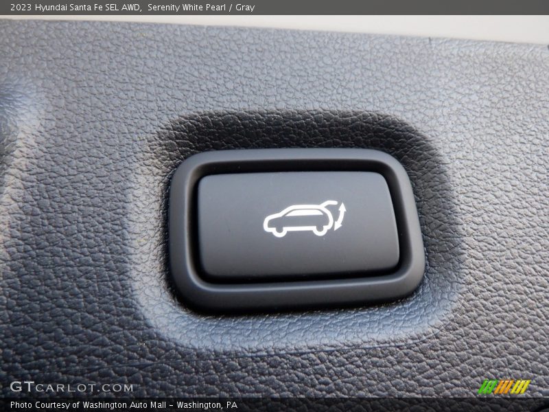 Serenity White Pearl / Gray 2023 Hyundai Santa Fe SEL AWD