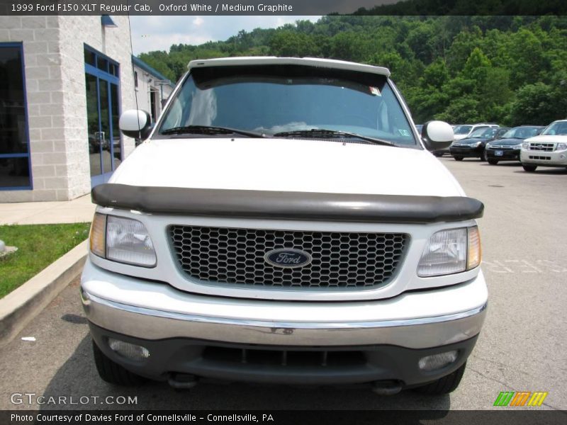 Oxford White / Medium Graphite 1999 Ford F150 XLT Regular Cab
