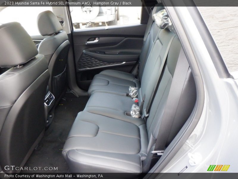 Hampton Gray / Black 2023 Hyundai Santa Fe Hybrid SEL Premium AWD