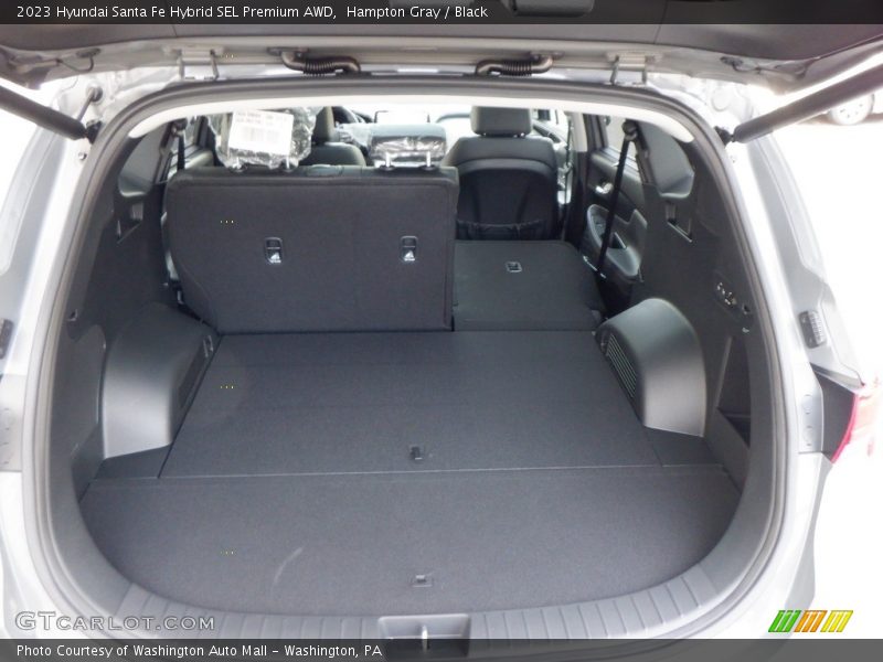 Hampton Gray / Black 2023 Hyundai Santa Fe Hybrid SEL Premium AWD