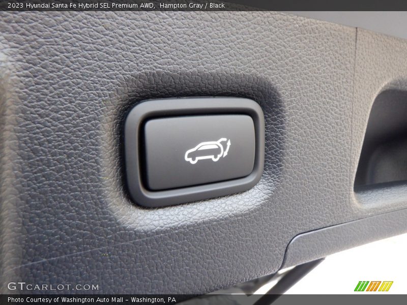 Hampton Gray / Black 2023 Hyundai Santa Fe Hybrid SEL Premium AWD
