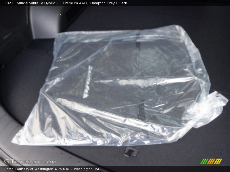 Hampton Gray / Black 2023 Hyundai Santa Fe Hybrid SEL Premium AWD