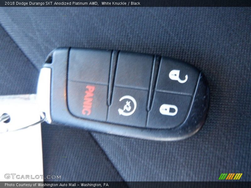 White Knuckle / Black 2018 Dodge Durango SXT Anodized Platinum AWD