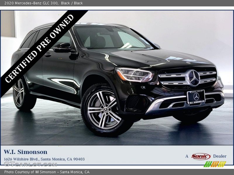 Black / Black 2020 Mercedes-Benz GLC 300