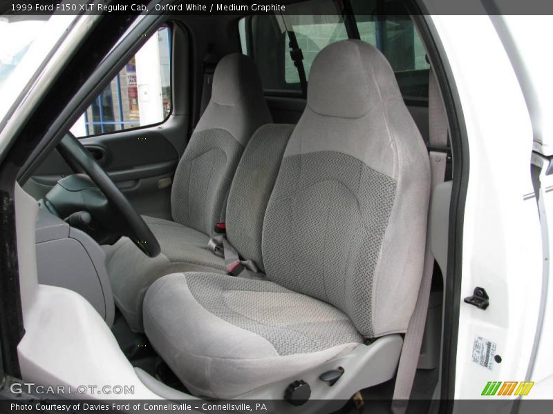 Oxford White / Medium Graphite 1999 Ford F150 XLT Regular Cab