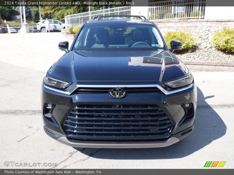 Midnight Black Metallic / Black 2024 Toyota Grand Highlander Limited AWD