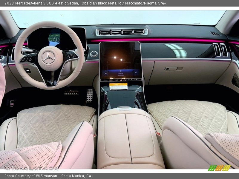 Front Seat of 2023 S 580 4Matic Sedan